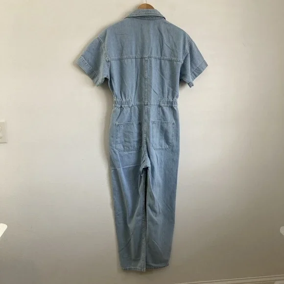 Free people We The Free Jumpsuit denim medium - Picture 5 of 7